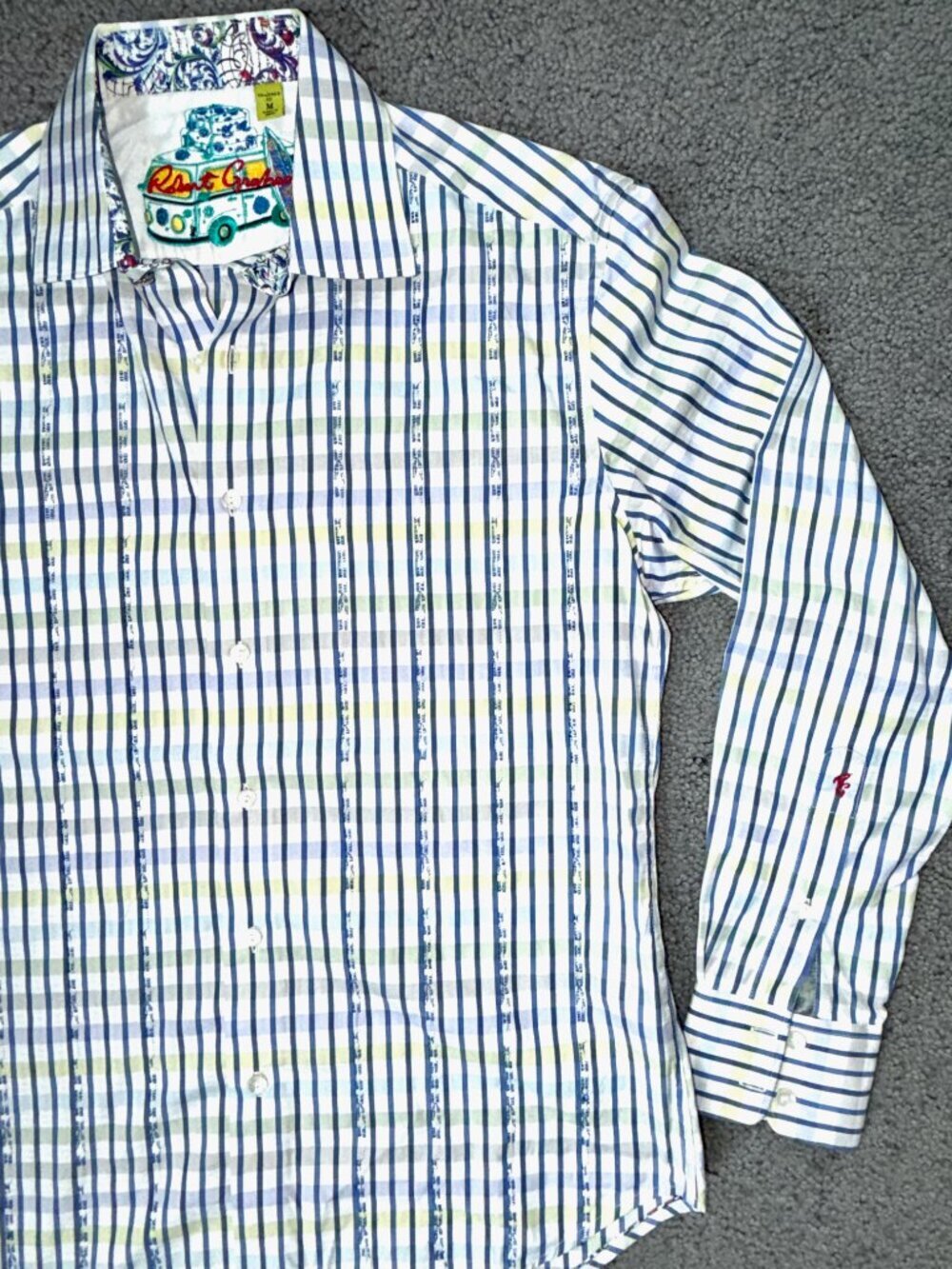 Lot of 3 Robert Graham Luxury Button-Down Shirts - Size Medium - Excellent Cond. - Picture 3 of 14
